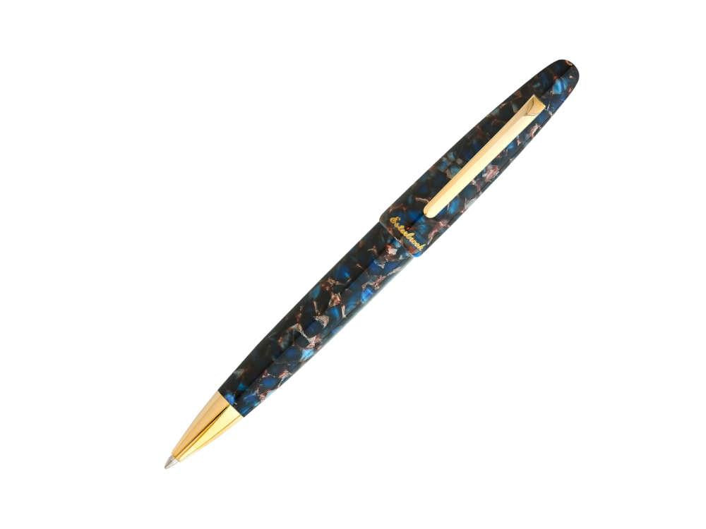 Stylo bille Esterbrook Estie Nouveau Bleu, Résine, Plaqué or, ENB159