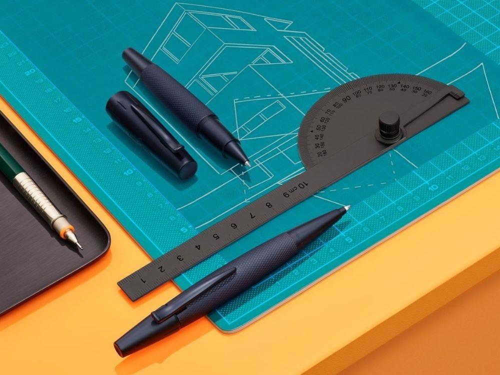 Portemine Faber-Castell E-Motion, Aluminium, Noir, 138690