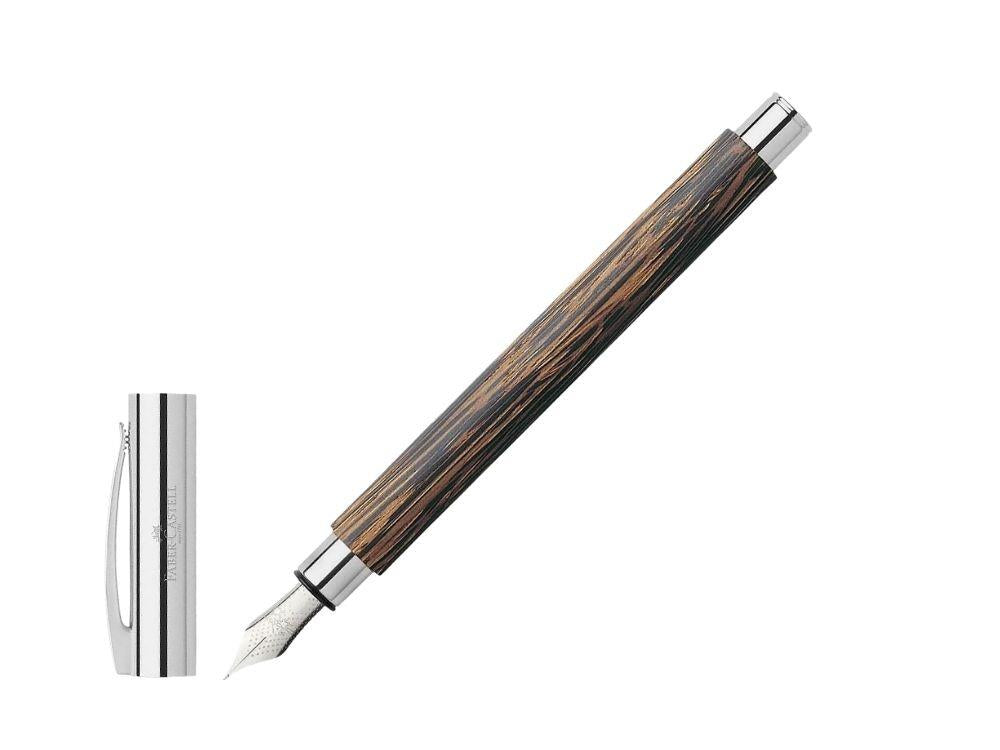 Stylo Plume Faber-Castell Ambition, Bois de cocotier, Marron, 148170
