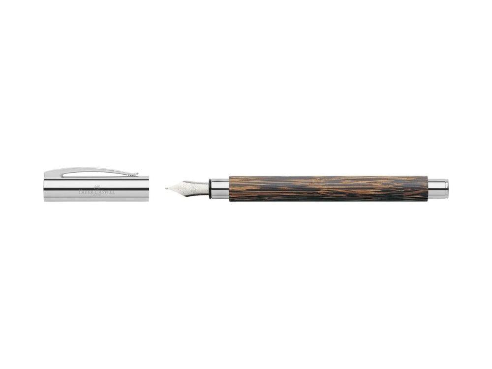 Stylo Plume Faber-Castell Ambition, Bois de cocotier, Marron, 148170