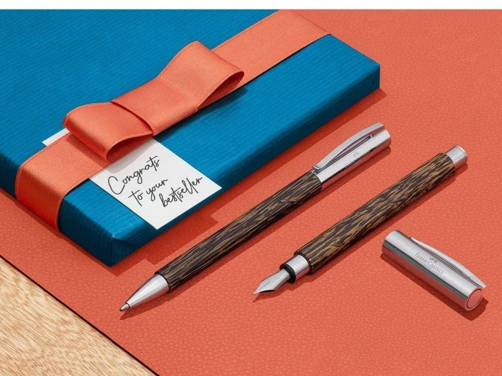 Stylo Plume Faber-Castell Ambition, Bois de cocotier, Marron, 148170