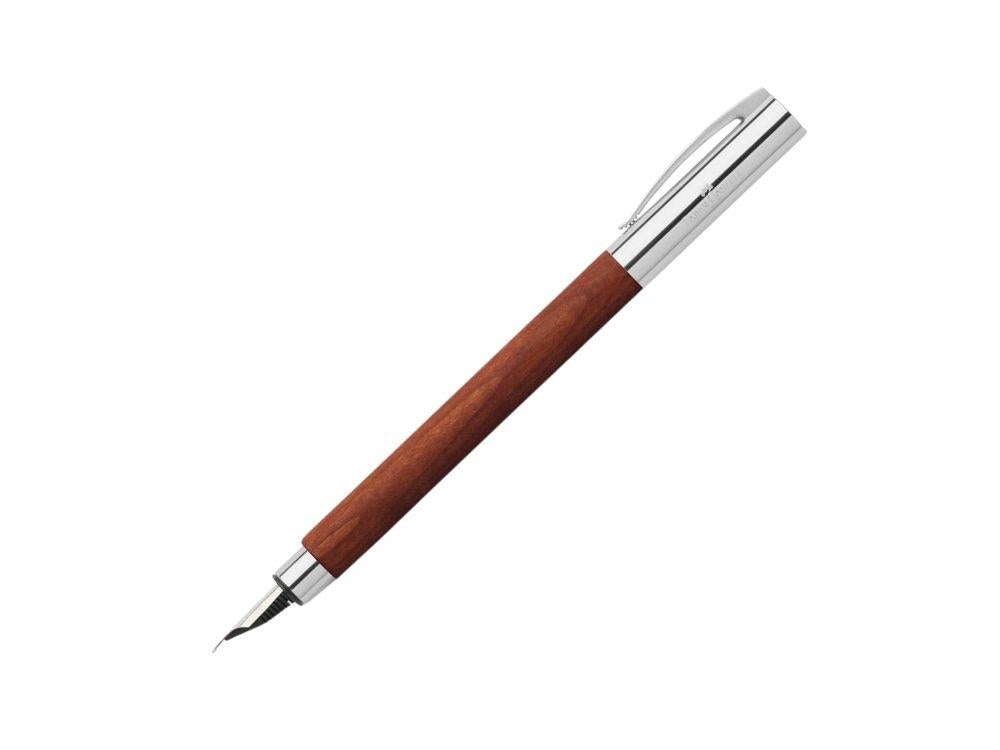 Stylo Plume Faber-Castell Ambition, Bois de Poirier, Marron, 148180