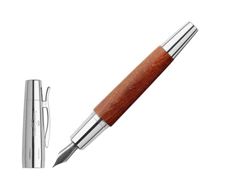 Stylo Plume Faber-Castell E-Motion, Bois, Marron, 148200