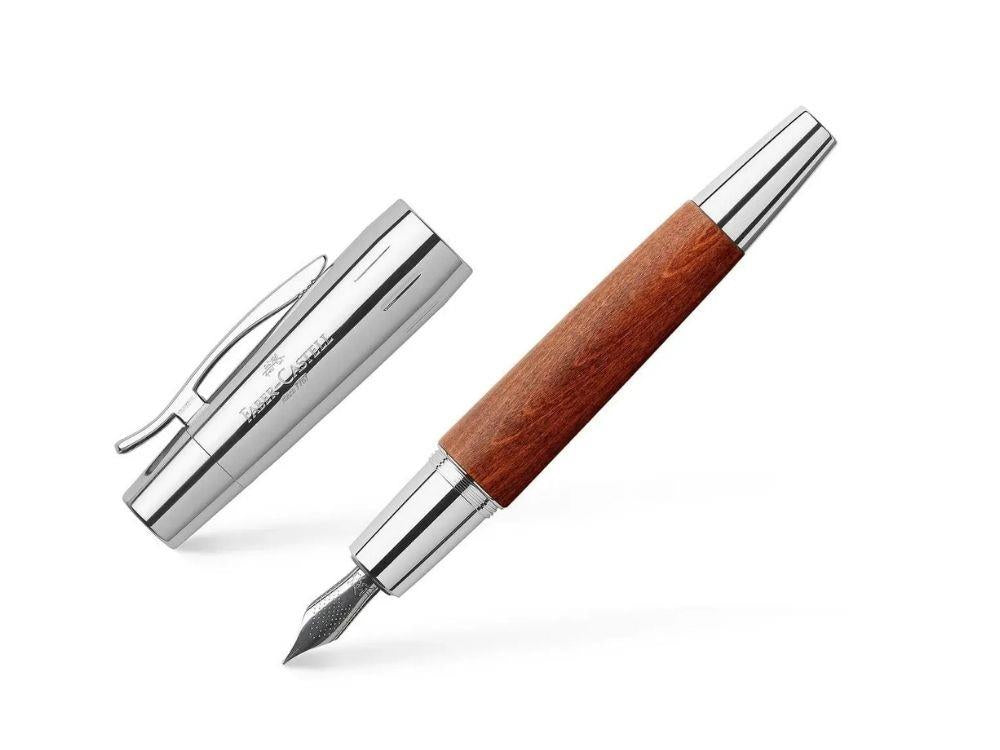 Stylo Plume Faber-Castell E-Motion, Bois, Marron, 148200