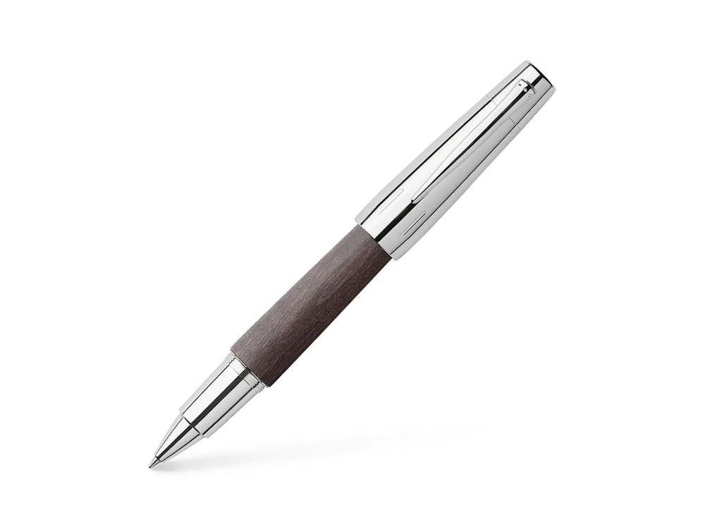 Roller Faber-Castell E-Motion, Bois de Poirier, Noir, 148225