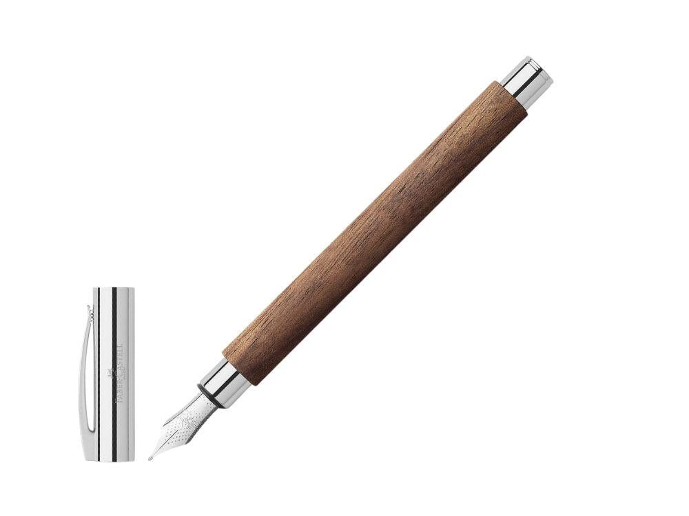 Stylo Plume Faber-Castell Ambition Nogal, Bois, Marron, Metal, 148580