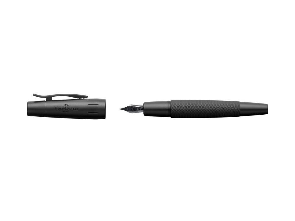 Stylo Plume Faber-Castell E-Motion Pure Black, Noir mat, 148620