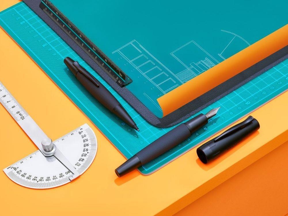Stylo Plume Faber-Castell E-Motion Pure Black, Noir mat, 148620