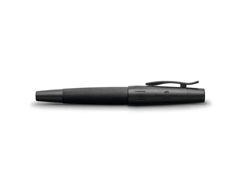 Roller Faber-Castell E-Motion Pure Black, Aluminium, Noir mat ,148625