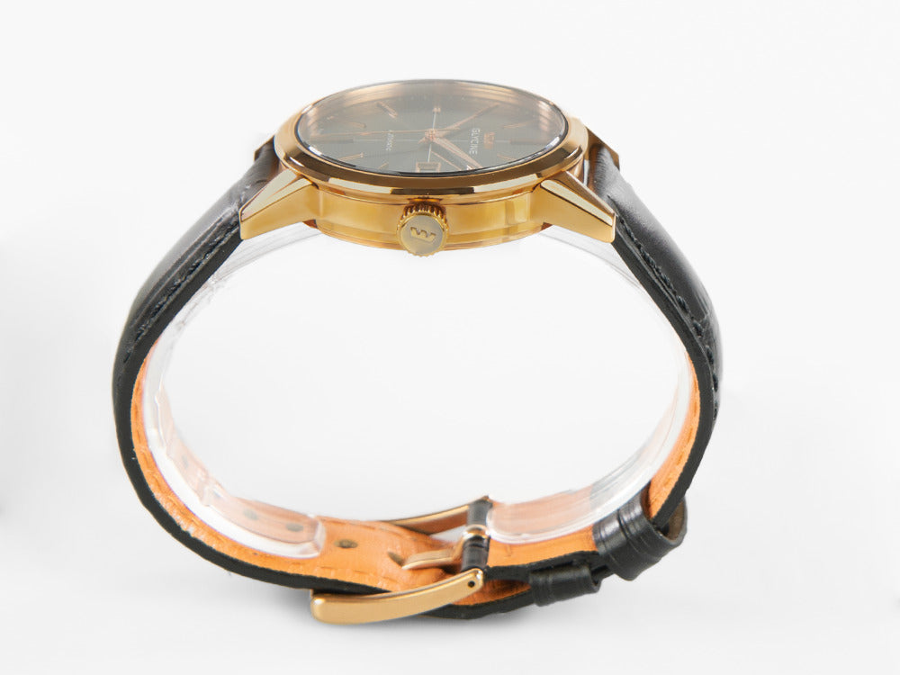 Montre Automatique Glycine Classic, GL 224, Or, 3910.29-LBK9