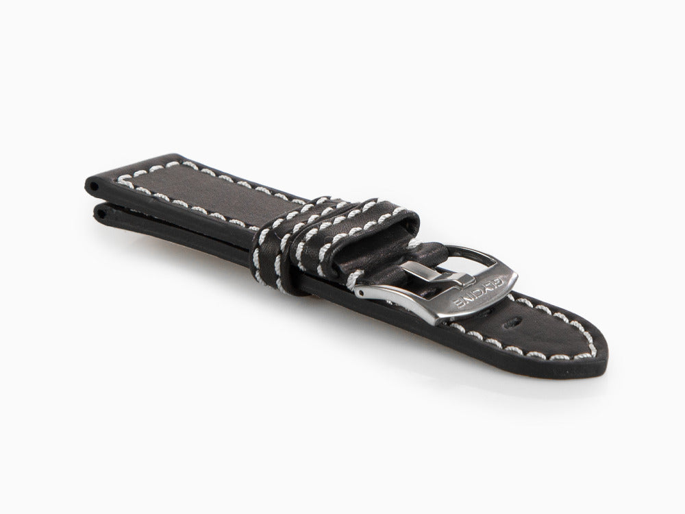 Glycine, Bracelet en cuir, 23mm., Marron, LB9BXS-24