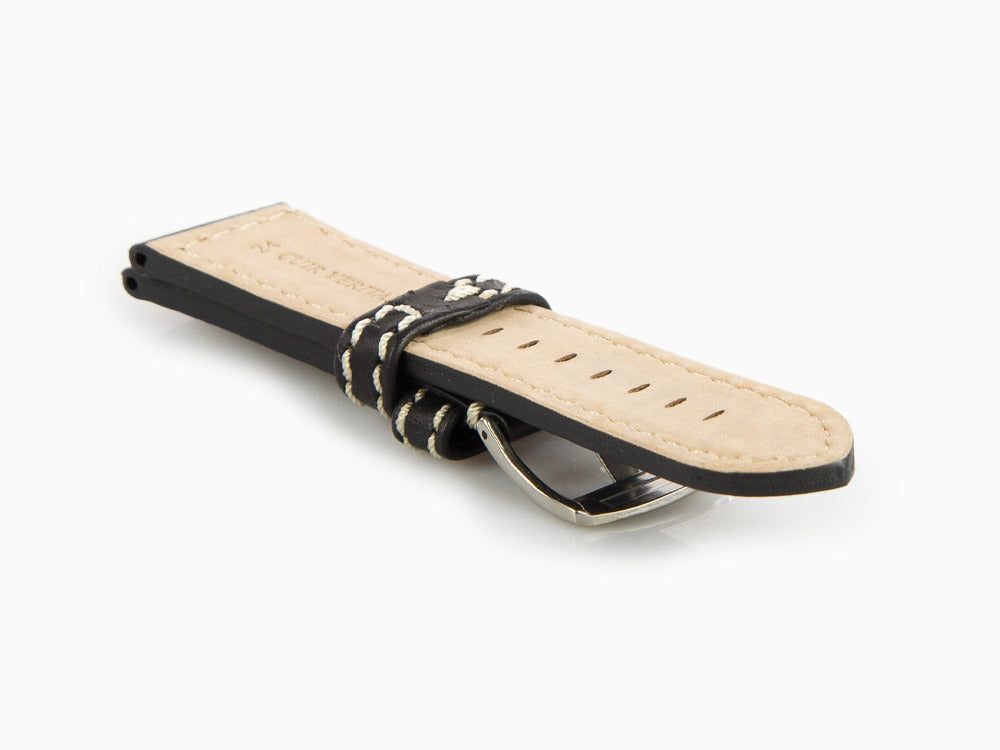 Glycine, Bracelet en cuir, 23mm., Marron, LB9BXS-24