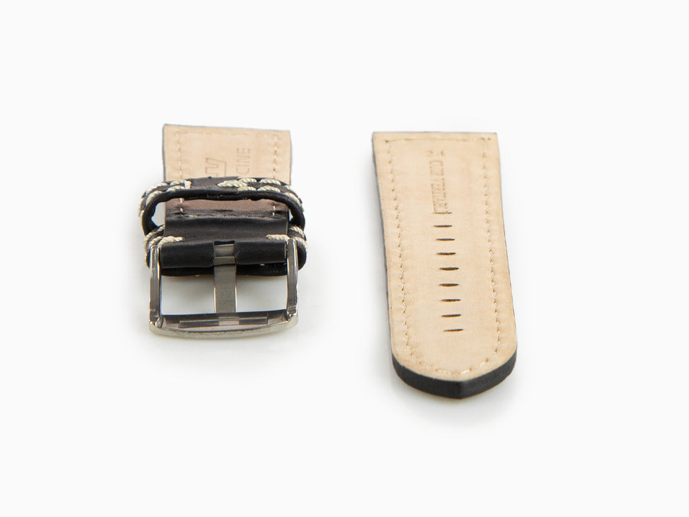 Glycine, Bracelet en cuir, 23mm., Marron, LB9BXS-24