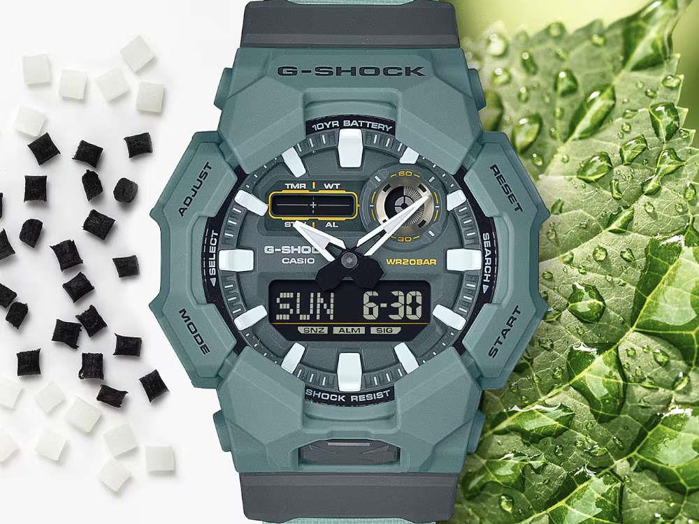 Montre à Quartz G-SHOCK Casio Classic, Vert, 52 mm, GA-010CE-2AER
