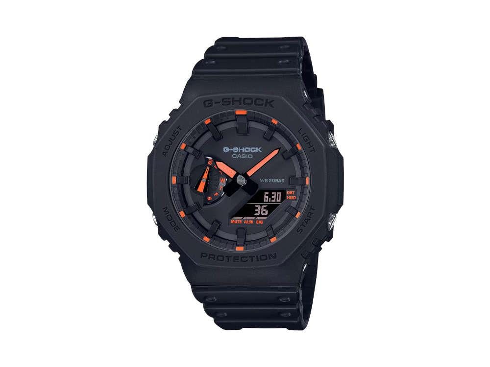 Montre à Quartz G-SHOCK Casio Classic, Noir, 48.5 × 45.4mm, GA-2100-1A4ER