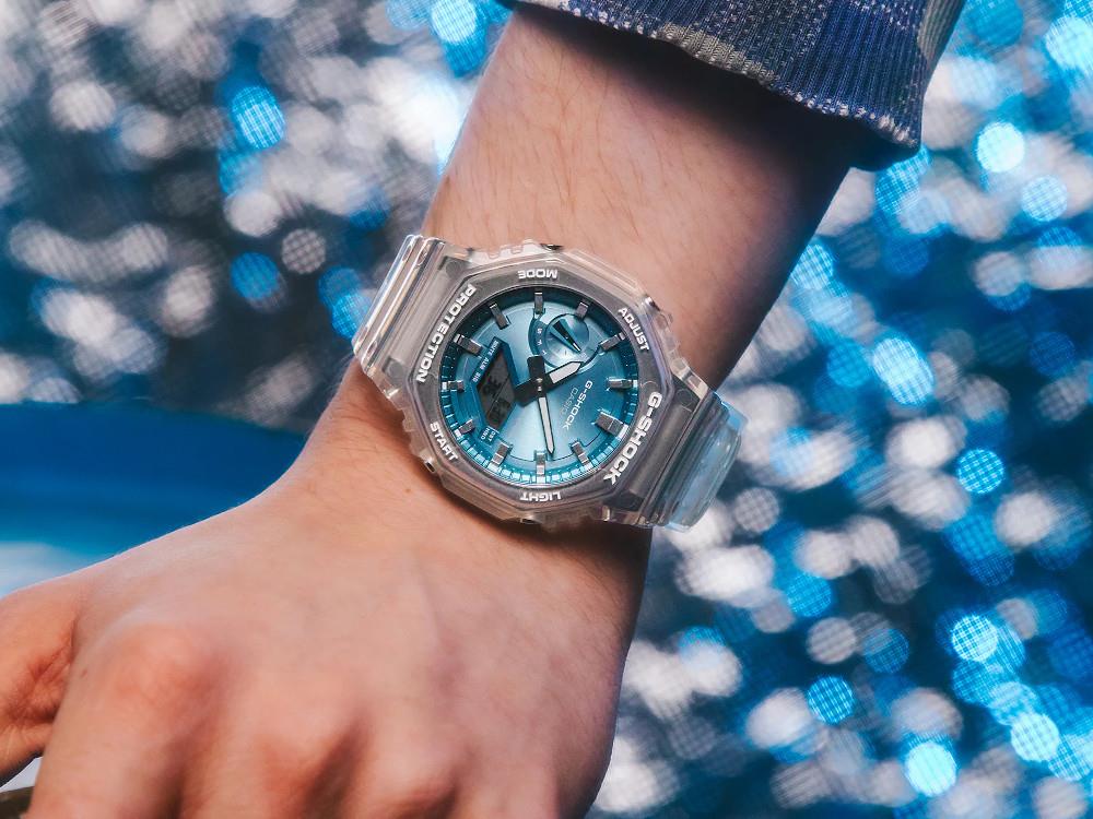 Montre à Quartz G-SHOCK Casio Classic Bright Metallic, GA-2100BM-7A2ER