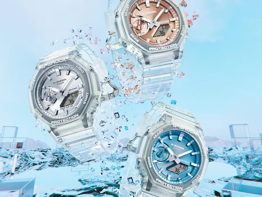 Montre à Quartz G-SHOCK Casio Classic Bright Metallic, GA-2100BM-7A2ER