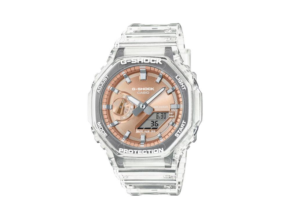 Montre à Quartz G-SHOCK Casio Classic Bright Metallic, Or rose, GA-2100BM-7A5ER