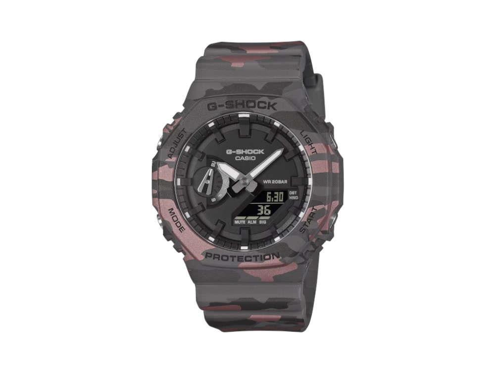Montre à Quartz G-SHOCK Casio Trend, Noir, 48.5 × 45.4mm, GA-2100CM-8AER