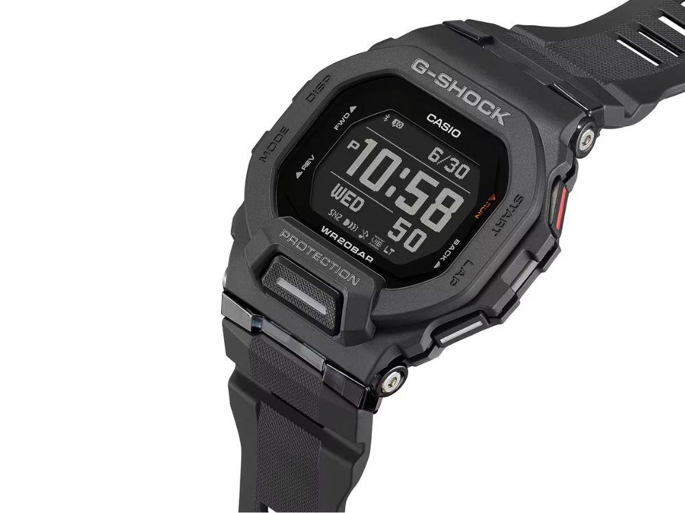 Montre à Quartz G-SHOCK Casio G-Squad, Résine, Noir, GBD-200-1ER