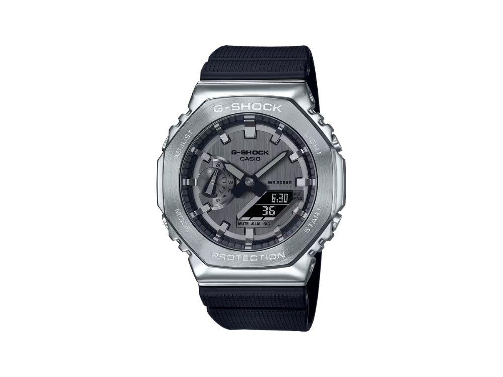 Montre à Quartz G-SHOCK Casio G-Steel, Gris, 49.3mm × 44.4mm, GM-2100-1AER