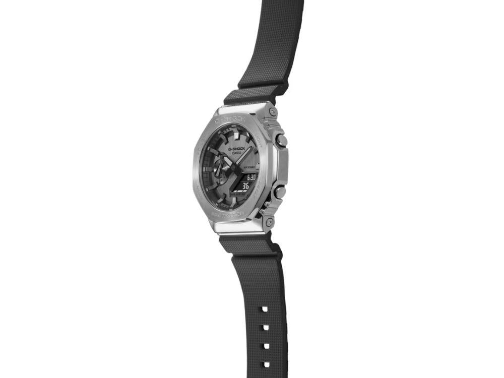 Montre à Quartz G-SHOCK Casio G-Steel, Gris, 49.3mm × 44.4mm, GM-2100-1AER