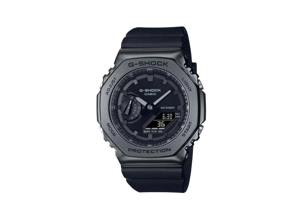 Montre à Quartz G-SHOCK Casio G-Steel, Noir, 49.3mm × 44.4mm, GM-2100BB-1AER