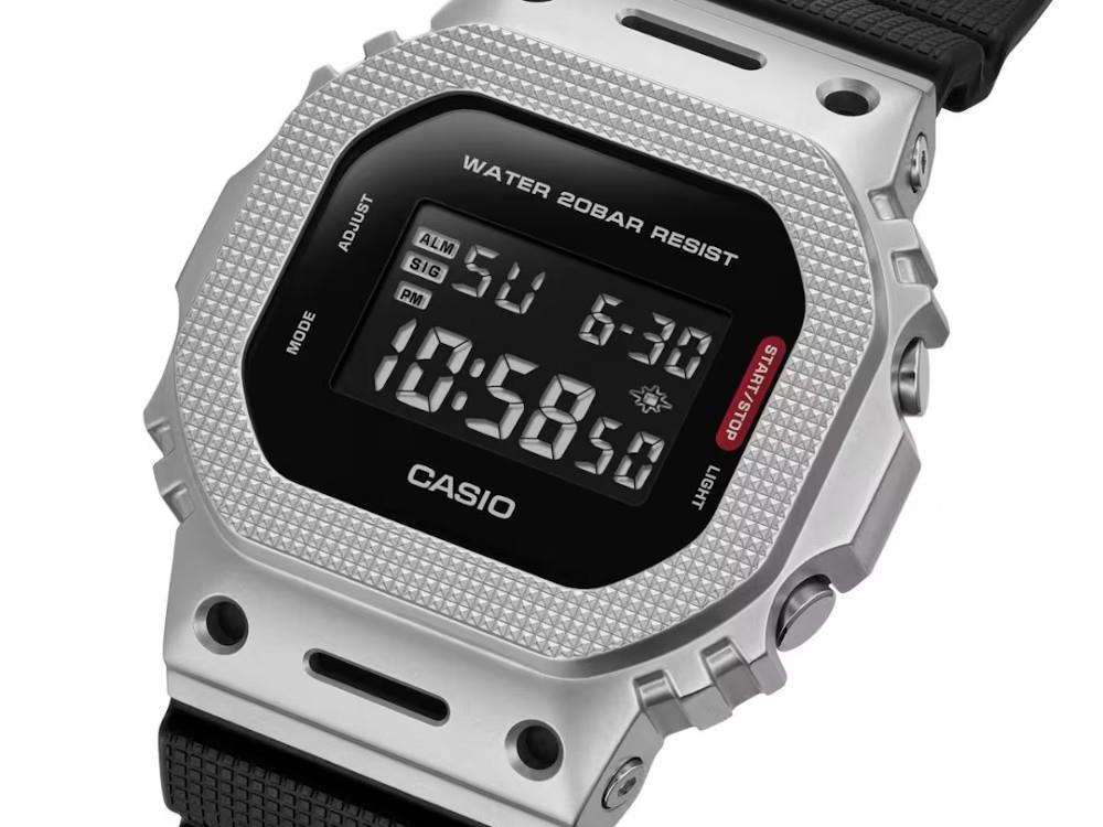 Montre à Quartz G-SHOCK Casio G-Steel, Noir, Chronographe, GM-5600M-1ER