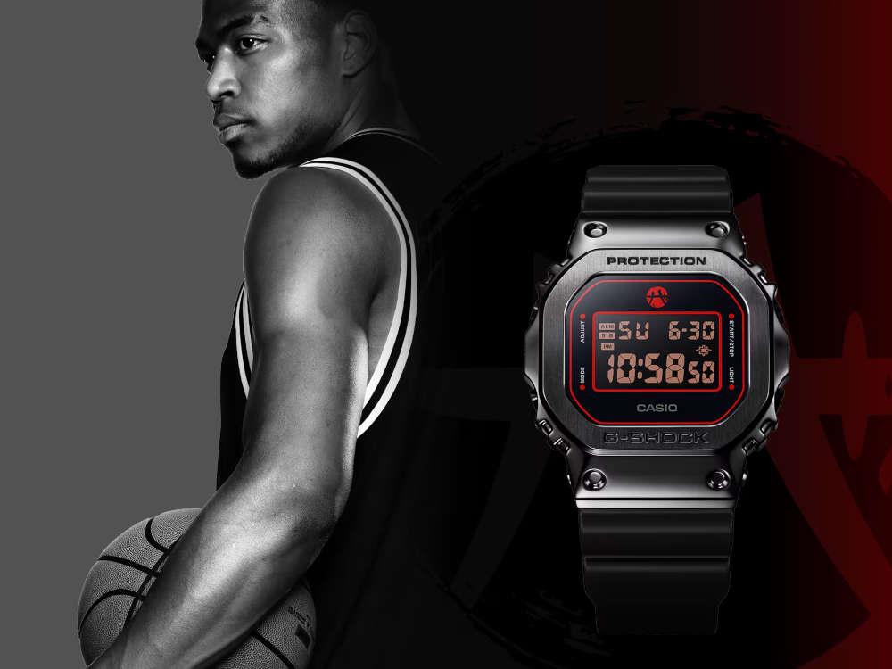 Montre à Quartz G-SHOCK Casio The Origin Black Samurai, 49.6mm, GM-5600RH-1ER