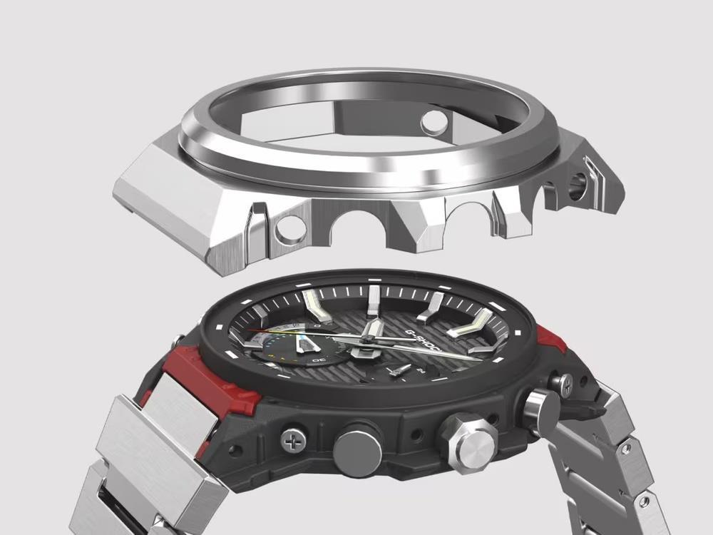 Montre à Quartz G-SHOCK Casio G-Steel, Noir, GST-B1000BD-1AER