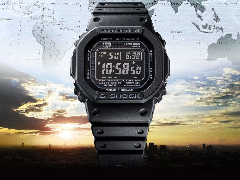 Montre à Quartz G-SHOCK Casio G-Steel, Noir, 48.9 × 42.8mm, GW-5000HS-1ER