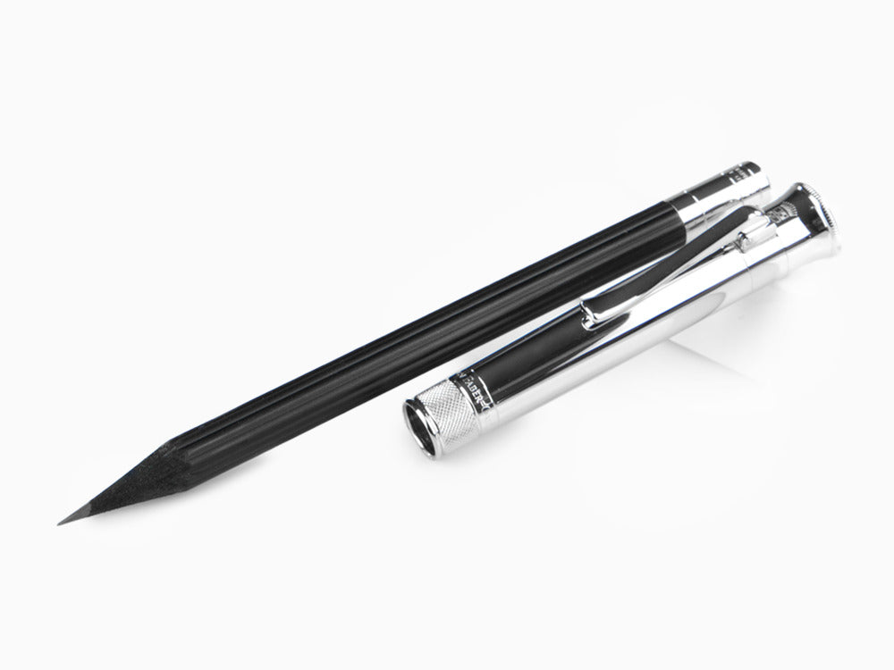 Crayon Excellence Graf von Faber-Castell, Attributs platine, Noir, 118568