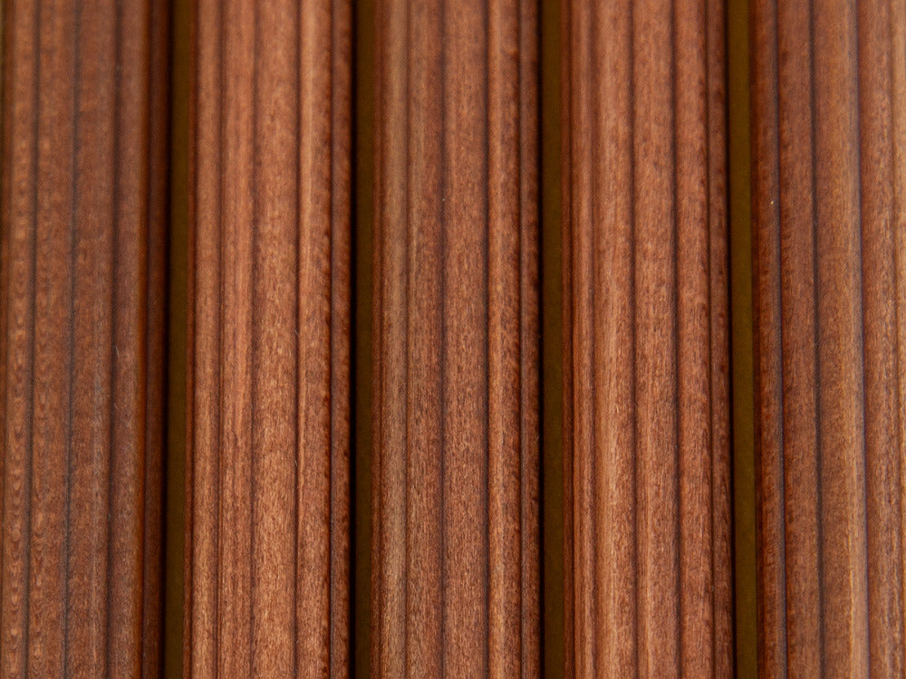 5 Crayons Excellence Graf von Faber-Castell, Bois, Attributs Chromés, Marron