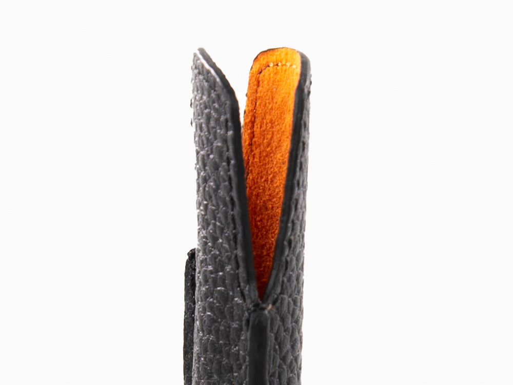 Étui Stylo Graf von Faber-Castell Cashmere Accesorios, Cuir, Noir, 118749