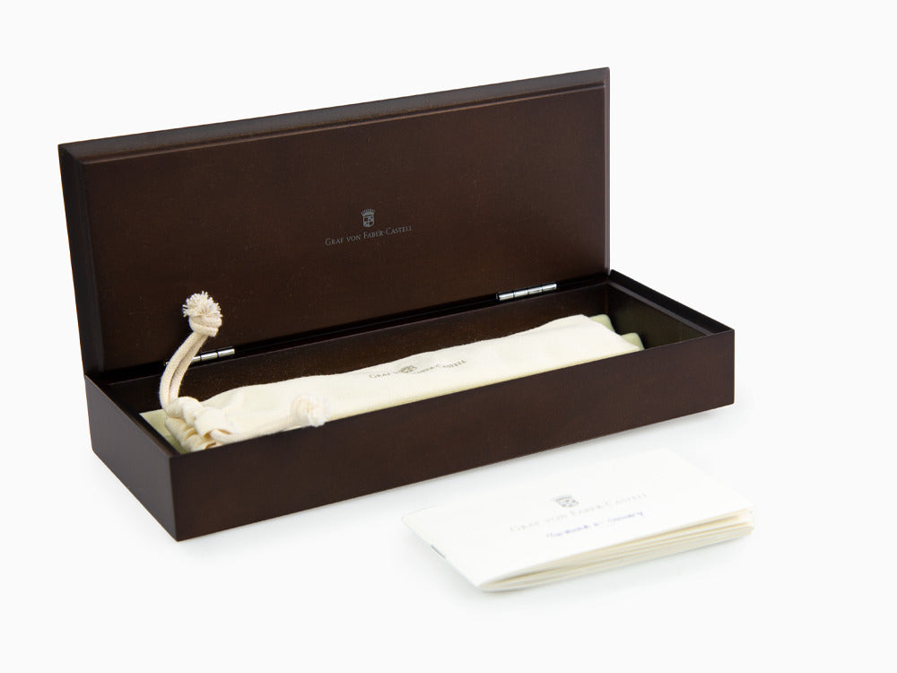 Portemine Graf von Faber-Castell Classic, Bois d'ébène, Attributs platine,0.7 mm