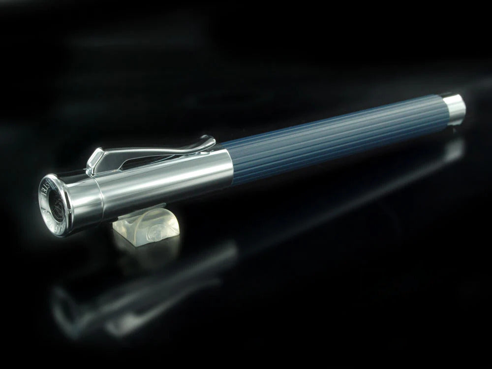 Roller Graf von Faber-Castell Tamitio, Métal, Cannelé, Marine Bleu, 141573