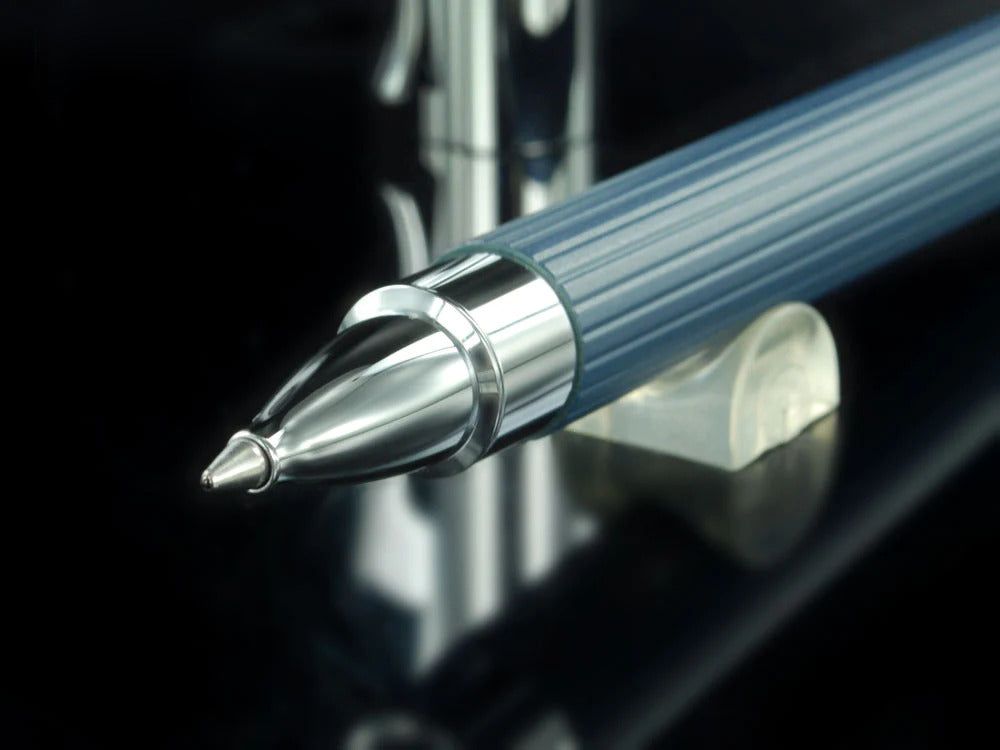 Roller Graf von Faber-Castell Tamitio, Métal, Cannelé, Marine Bleu, 141573