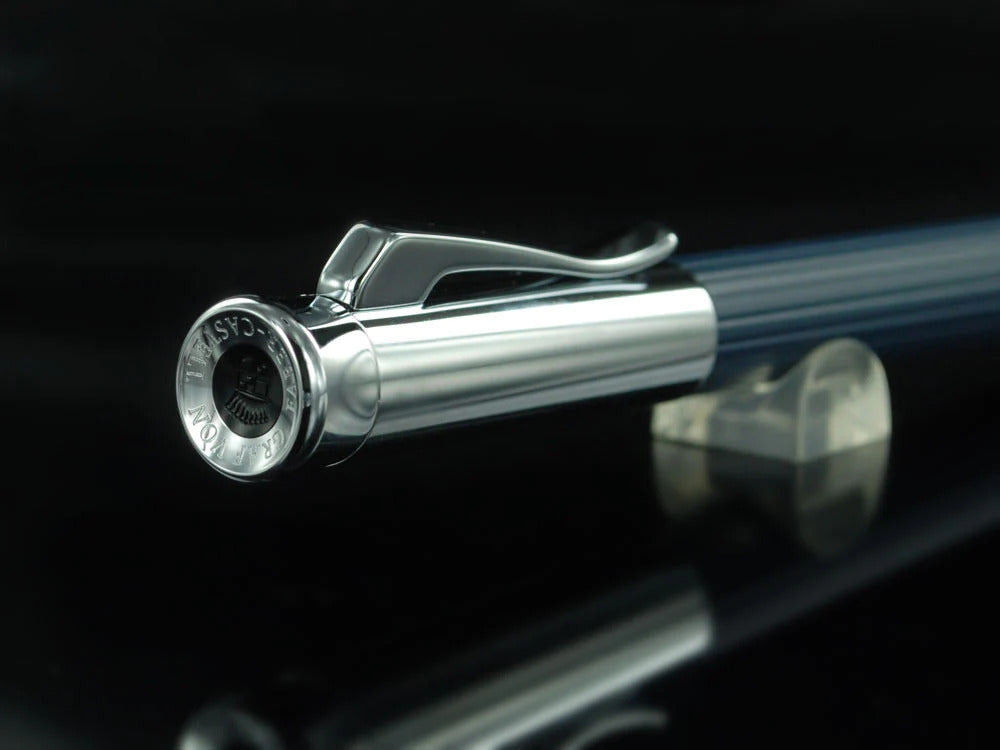 Roller Graf von Faber-Castell Tamitio, Métal, Cannelé, Marine Bleu, 141573