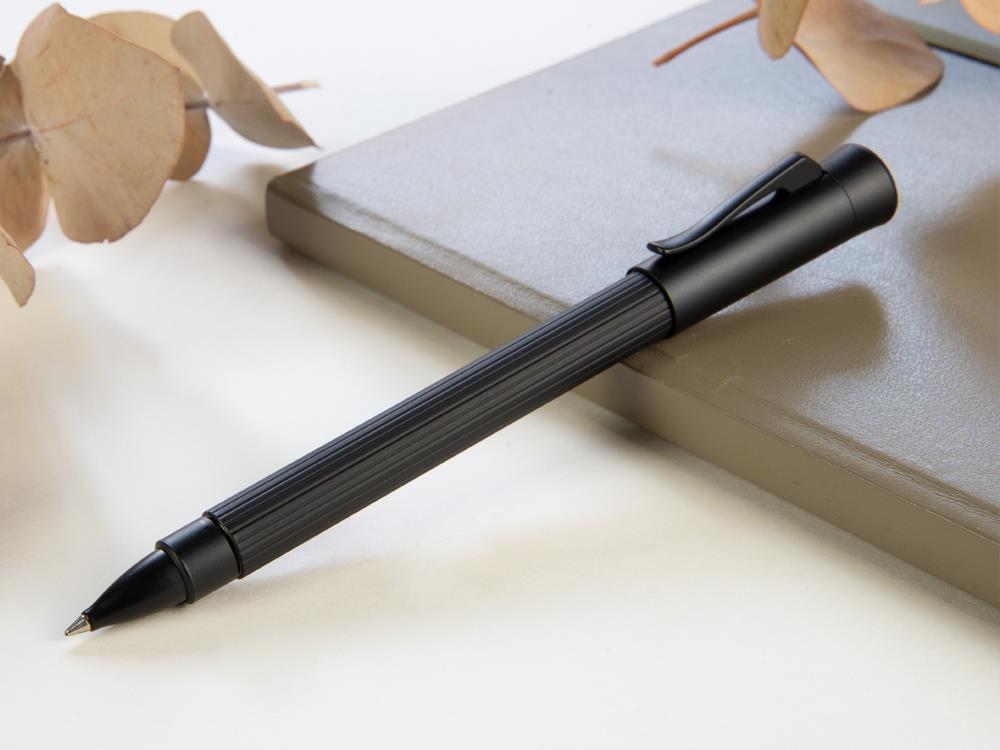 Roller Graf von Faber-Castell Tamitio Black Edition, Métal, Noir, 141594