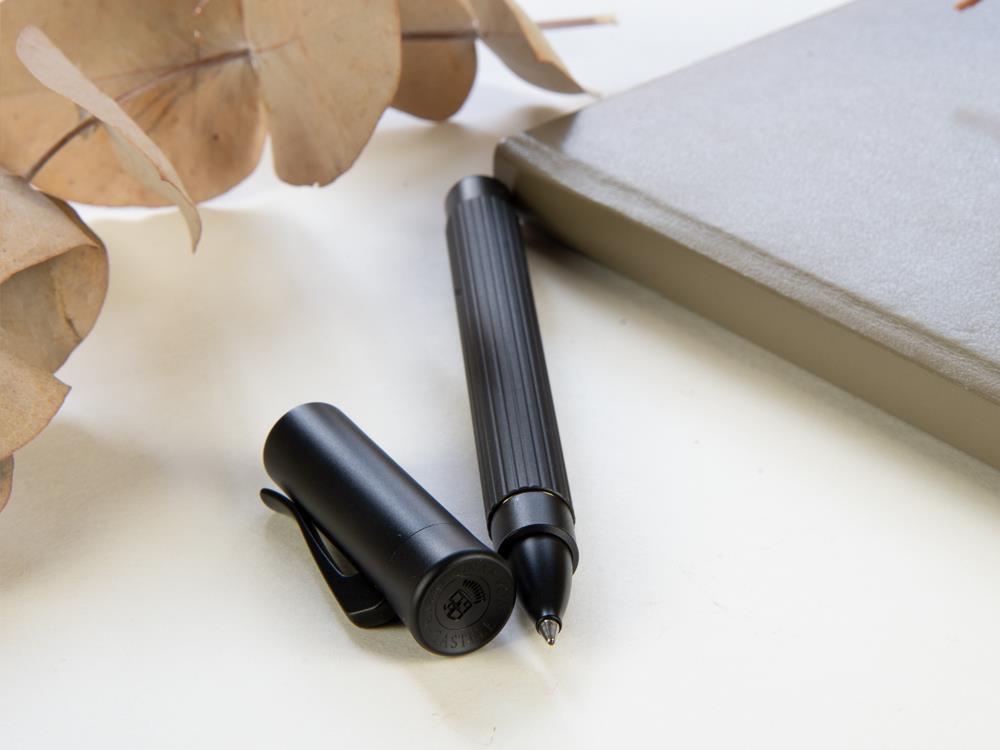 Roller Graf von Faber-Castell Tamitio Black Edition, Métal, Noir, 141594