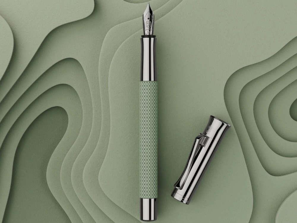 Stylo Plume Graf von Faber-Castell Guilloche Sage Green, 145320