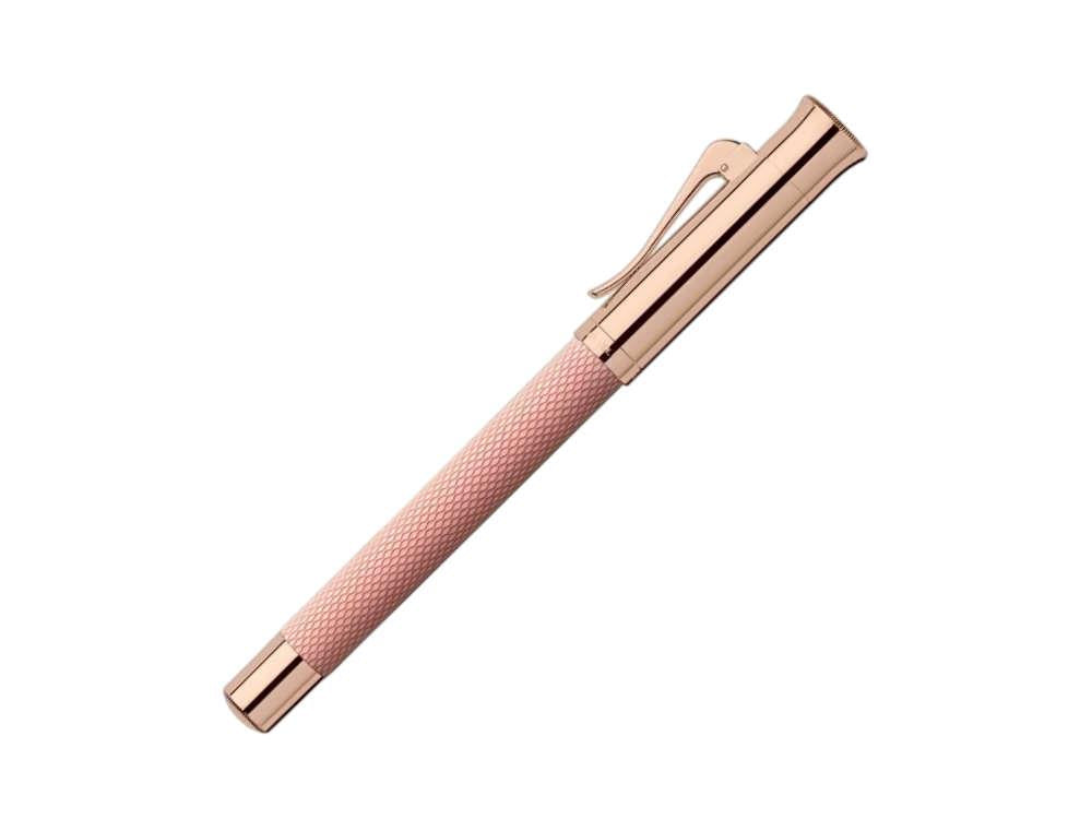 Roller Graf von Faber-Castell GuillocheRose Blush, Resine précieuse, 145336