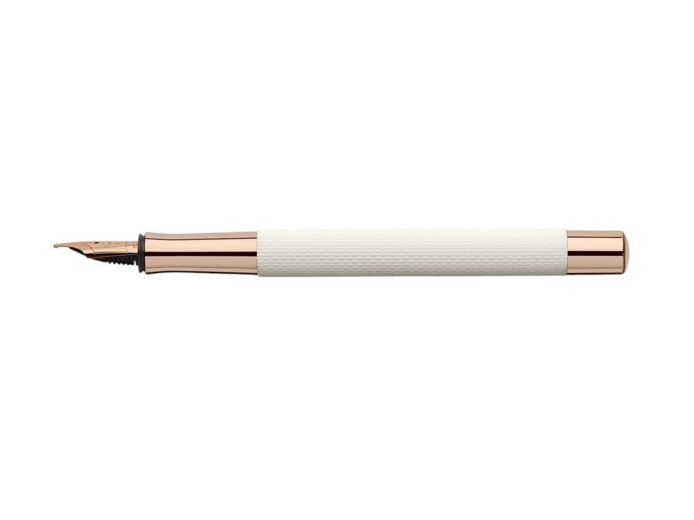 Stylo Graf von Faber-Castell Guilloche Champagne Blush, Blanc, 145340