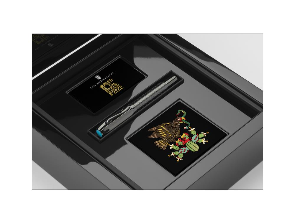 Roller Graf von Faber-Castell Pen of the Year 2022, Aztecas, Carbone, 145377