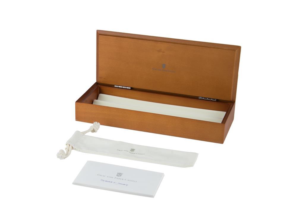 Stylo bille Graf von Faber-Castell Classic Anello Grenadille, Marron, 145811