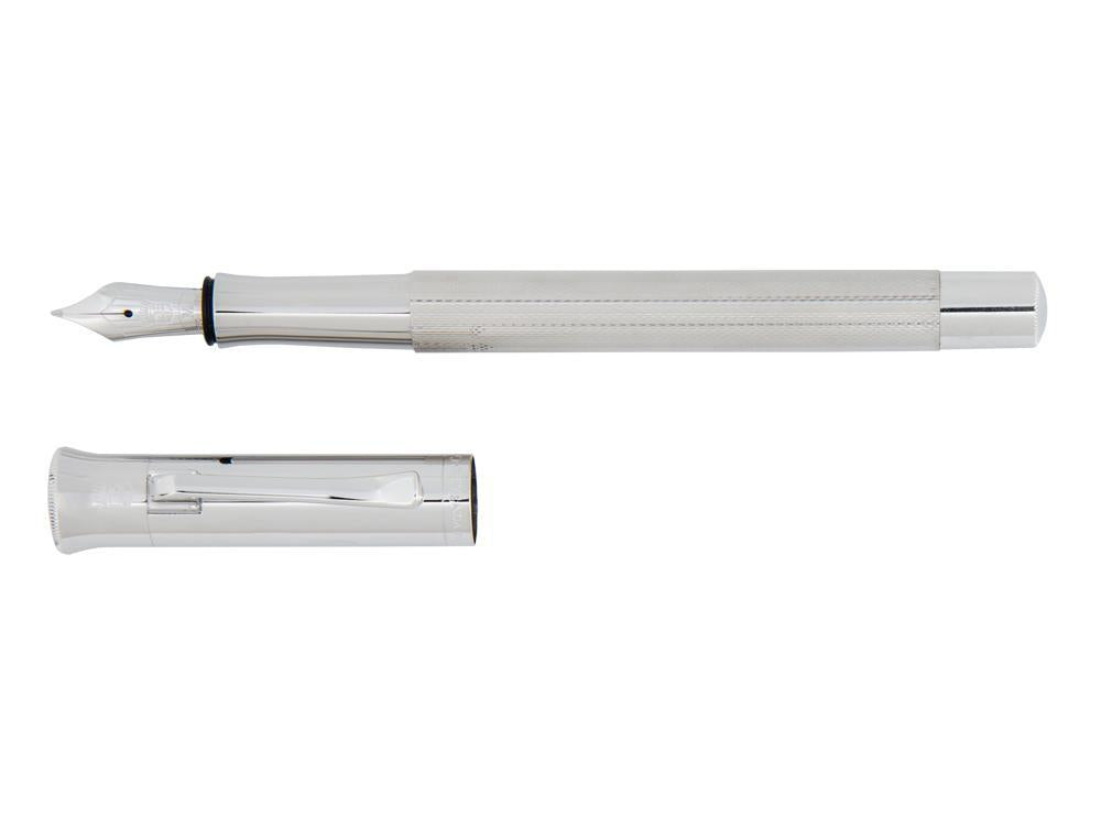 Stylo Plume Graf von Faber-Castell Guilloche, Attributs rhodium, 146590