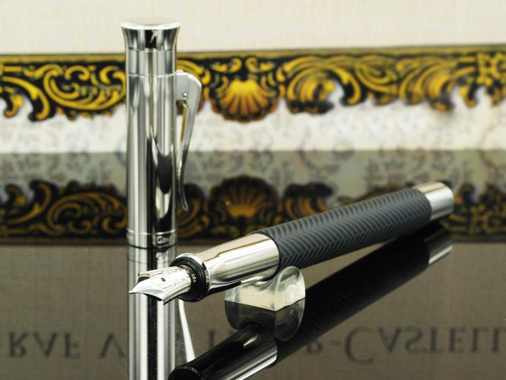 Stylo Plume Graf von Faber-Castell Guilloche Ciselé, Anthracite, 146700