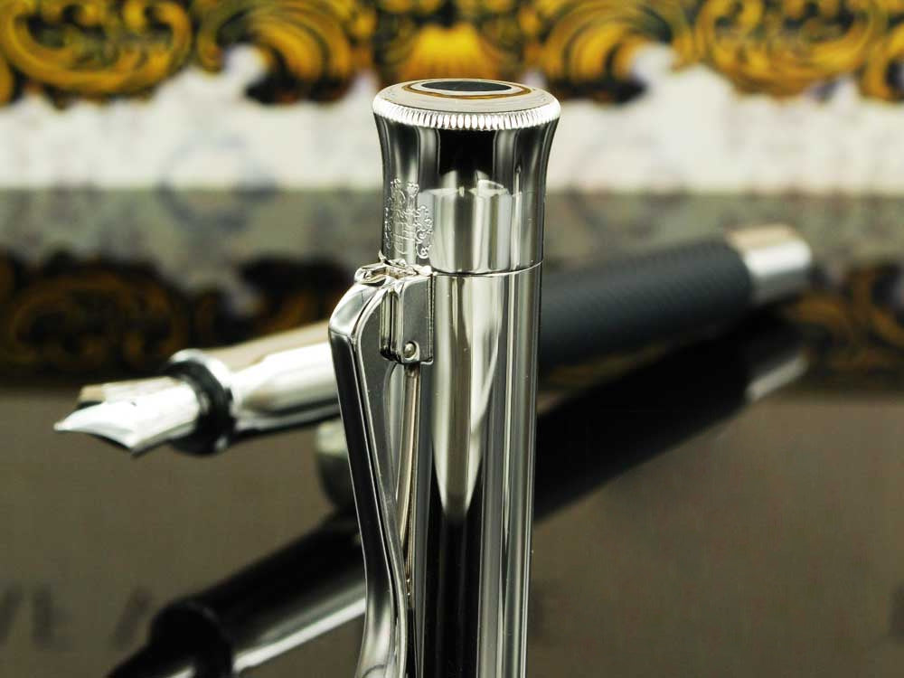 Stylo Plume Graf von Faber-Castell Guilloche Ciselé, Anthracite, 146700