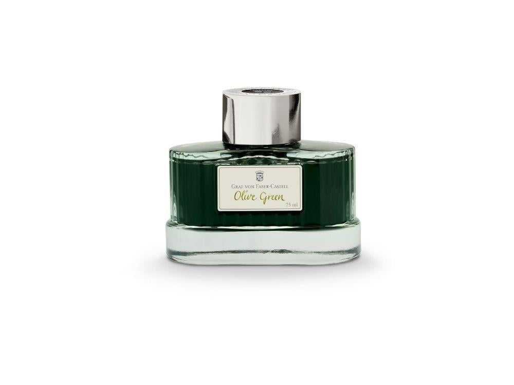 Encrier Graf von Faber-Castell Vert olive, 75ml, T141015