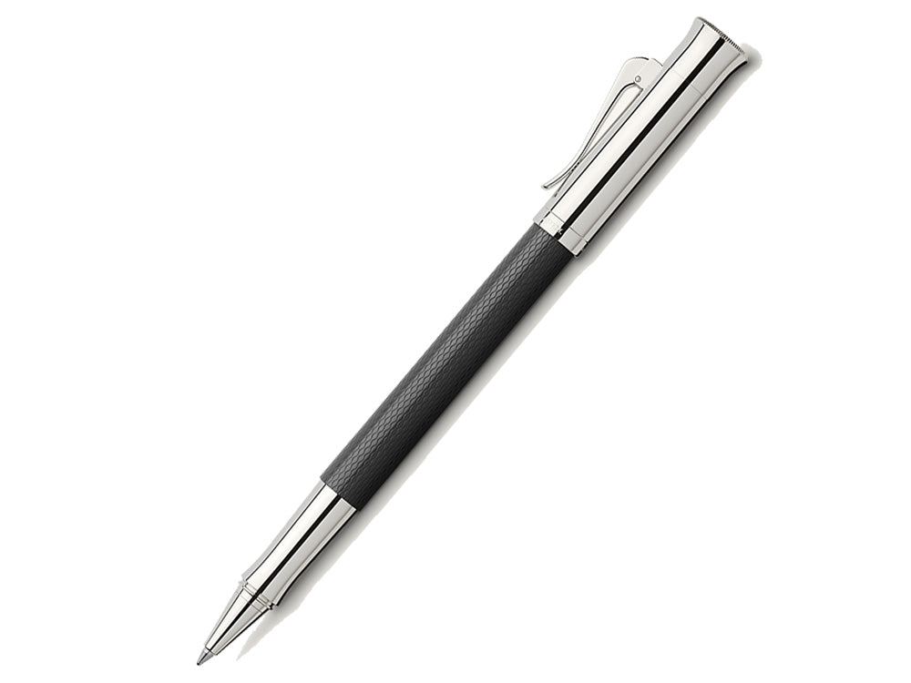 Roller Graf von Faber-Castell Guilloche, Resine précieuse, Noir, 146510